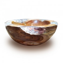 Teak & Resin Washbasin