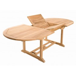 Oval table in Teak 150 cm